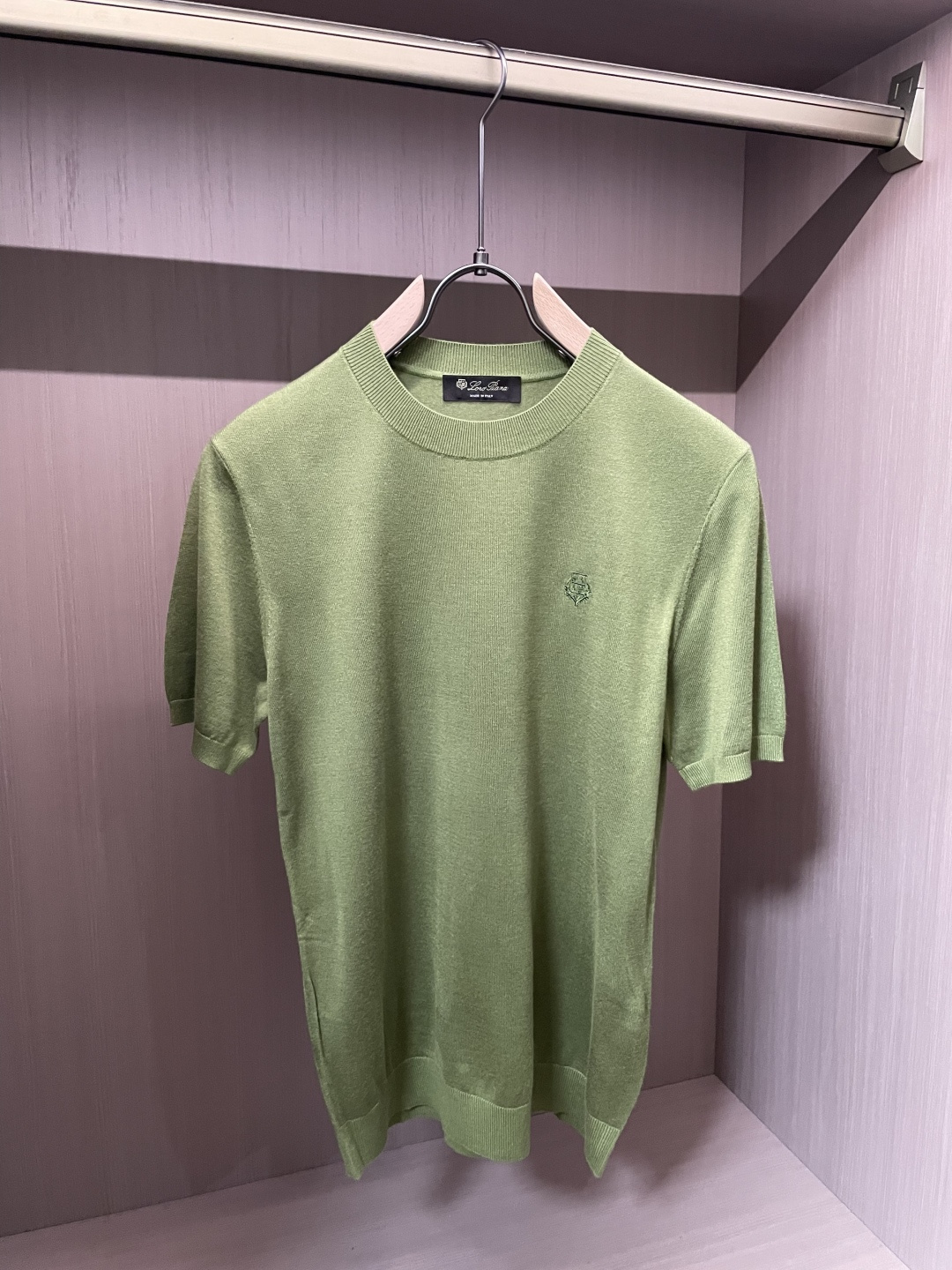 loro Piana 1966ss夏季新品男士针织圆领短袖衫！独家首发 采用纤维超细与高弹的伊力特纱线织