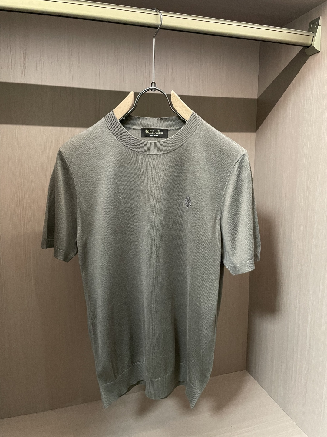 loro Piana 1966ss夏季新品男士针织圆领短袖衫！独家首发 采用纤维超细与高弹的伊力特纱线织
