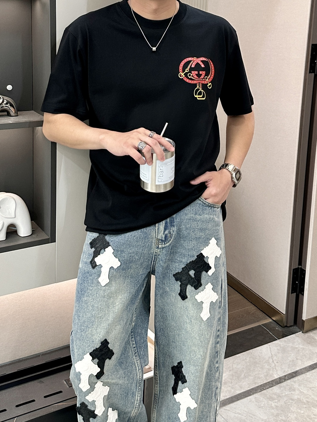 Gucc 官网同款 官网同款 官网同款⚠️重磅推荐！2026ss夏装新品 专柜在售 最新系列图案logo