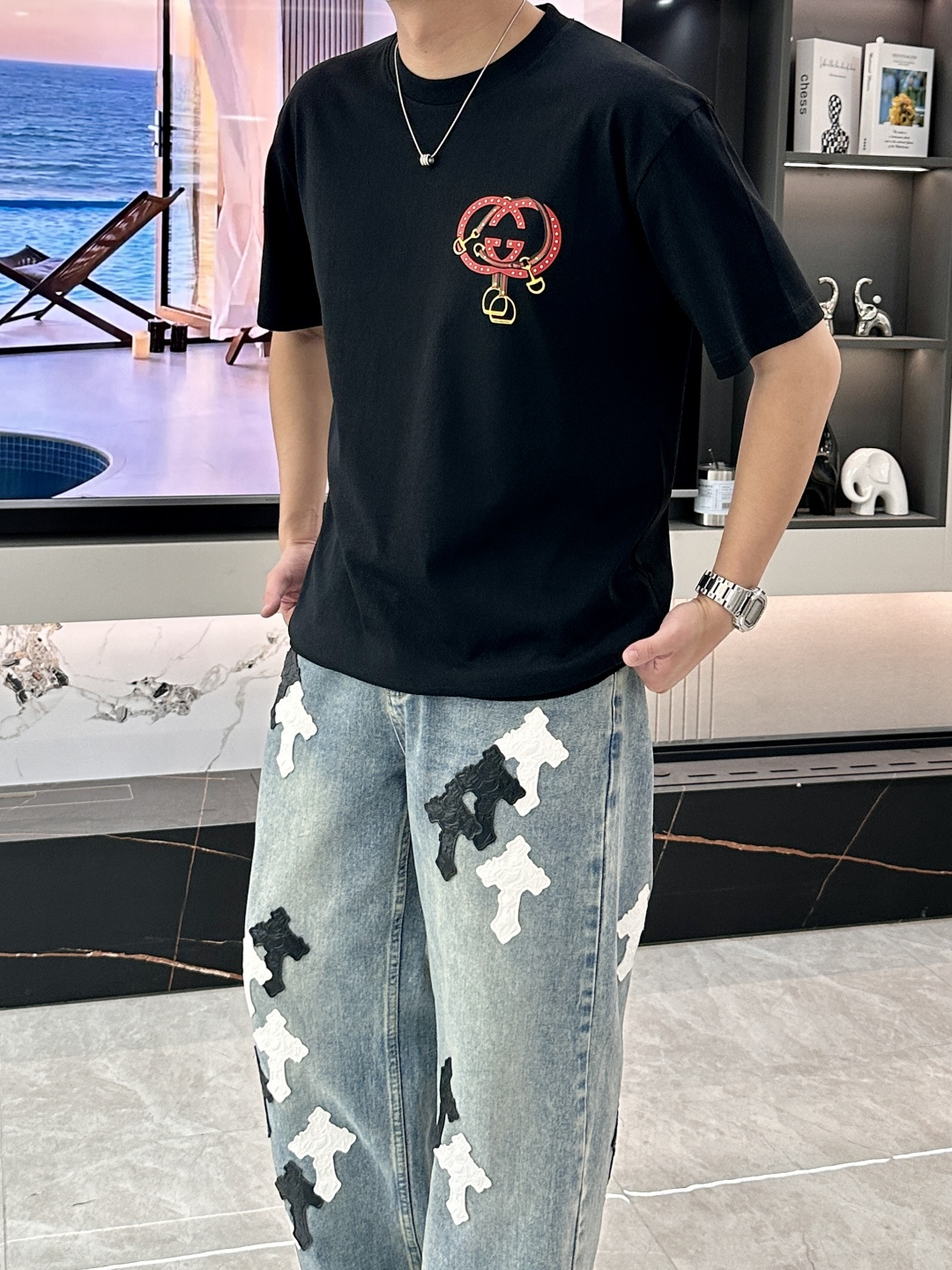 Gucc 官网同款 官网同款 官网同款⚠️重磅推荐！2026ss夏装新品 专柜在售 最新系列图案logo