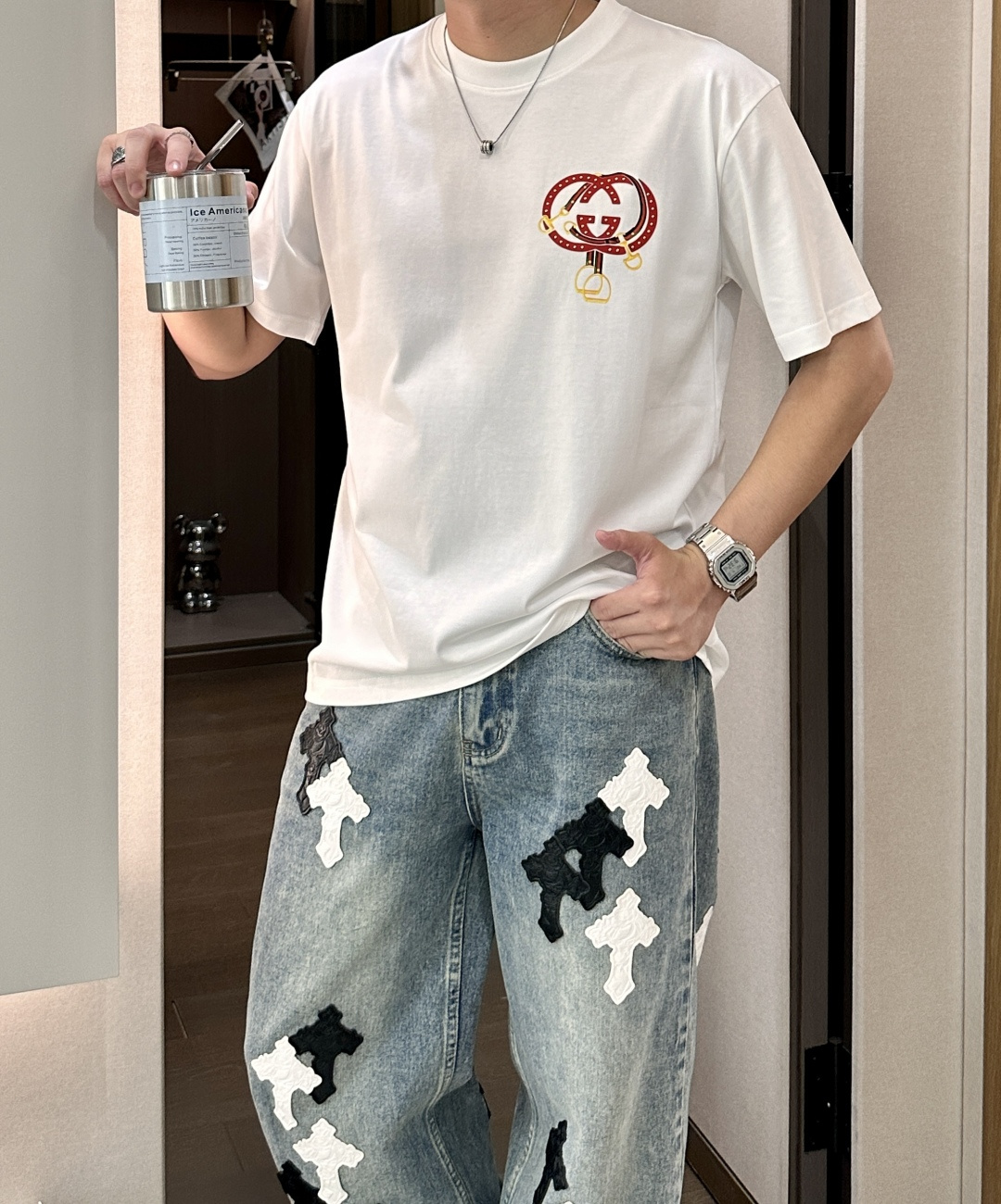 Gucc 官网同款 官网同款 官网同款⚠️重磅推荐！2026ss夏装新品 专柜在售 最新系列图案logo