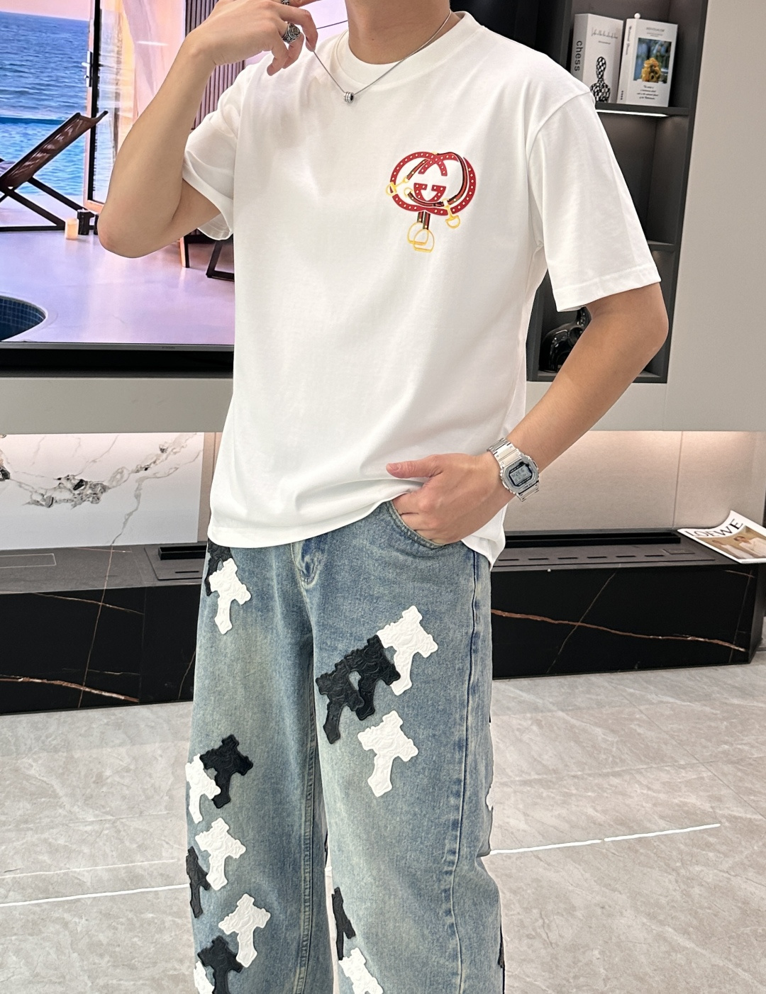 Gucc 官网同款 官网同款 官网同款⚠️重磅推荐！2026ss夏装新品 专柜在售 最新系列图案logo