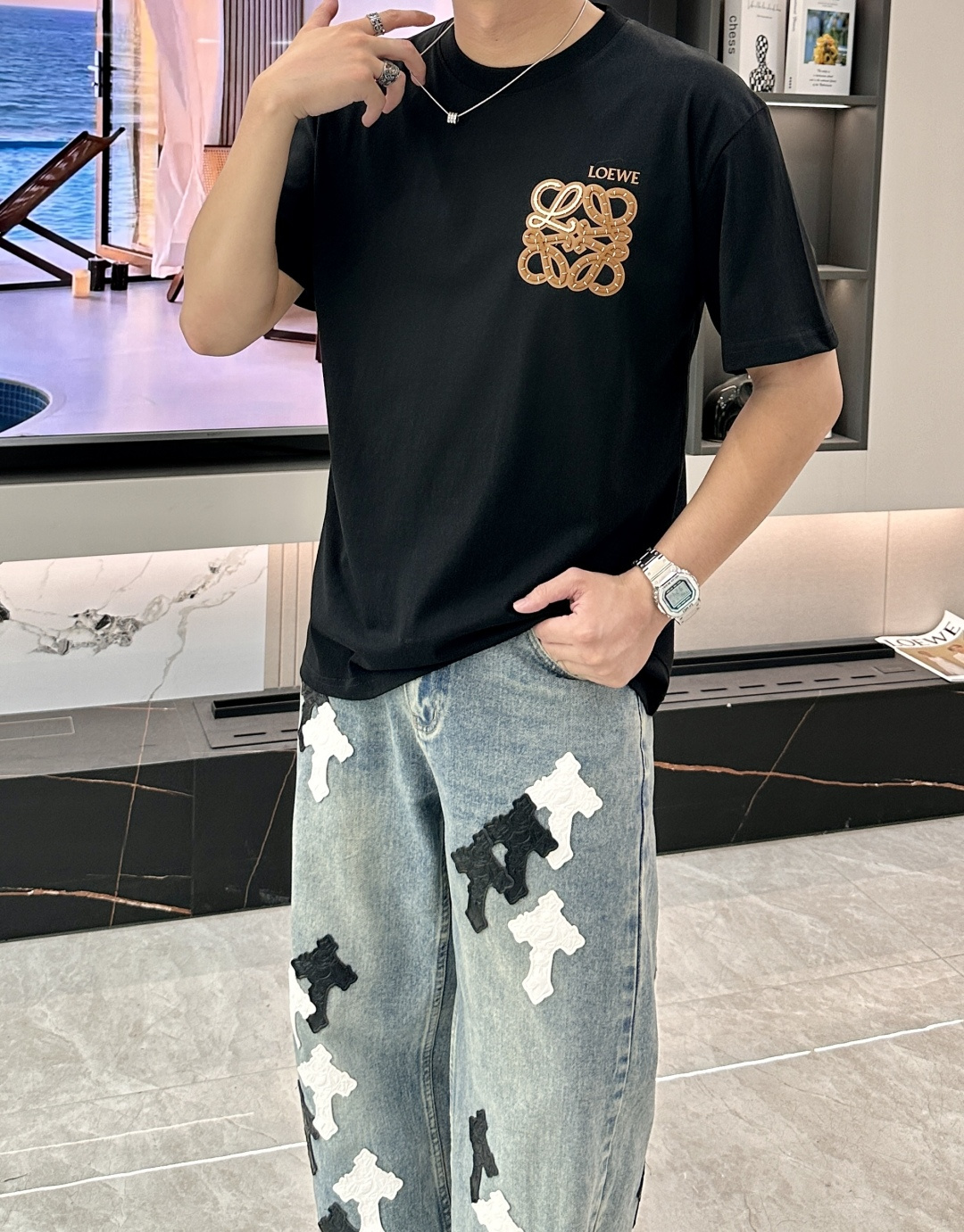 Loewe 官网同款 官网同款 官网同款⚠️重磅推荐！2026ss夏装新品 专柜在售 最新系列图案log