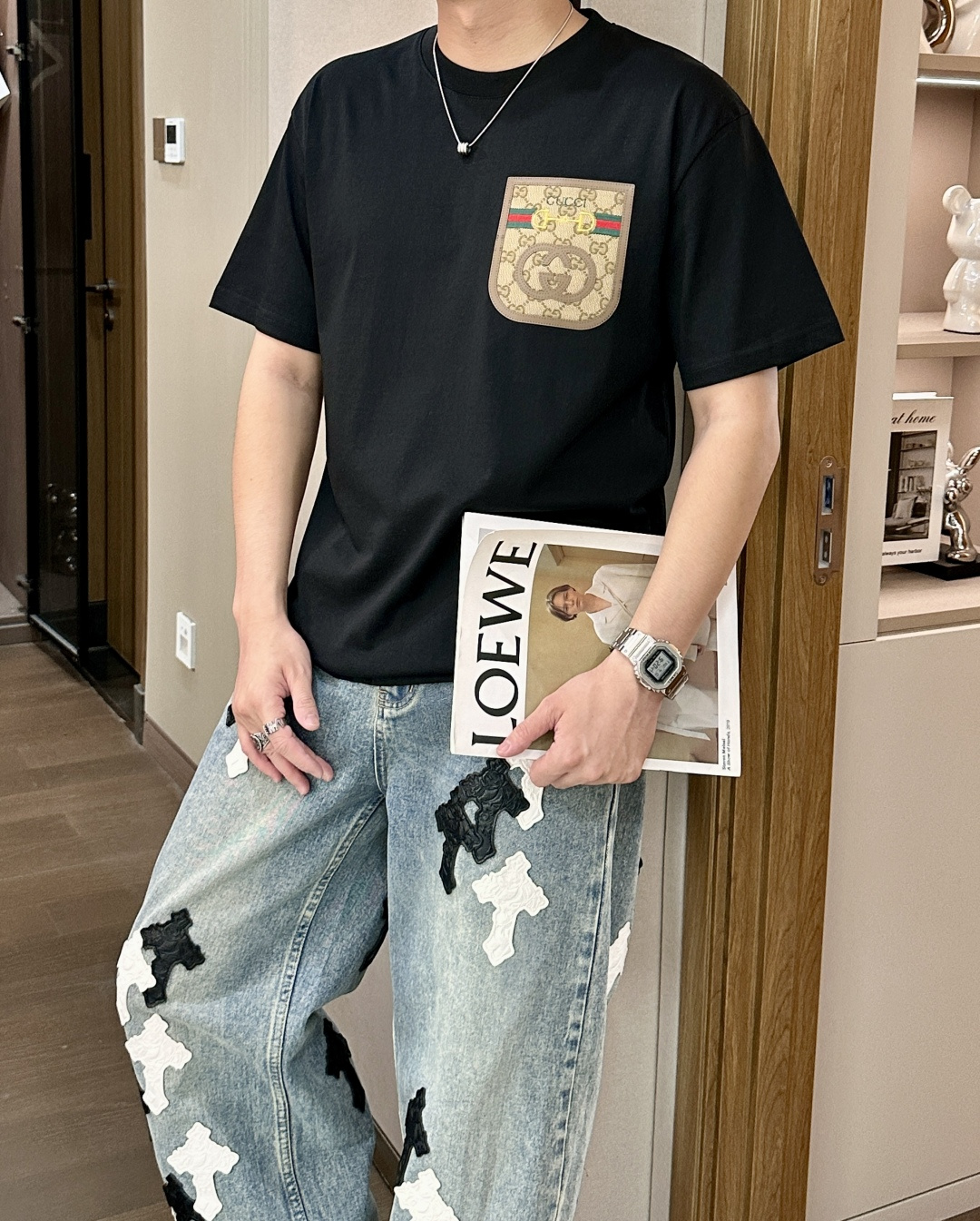 Gucc 官网同款 官网同款 官网同款⚠️重磅推荐！2026ss夏装新品 专柜在售 最新系列图案logo