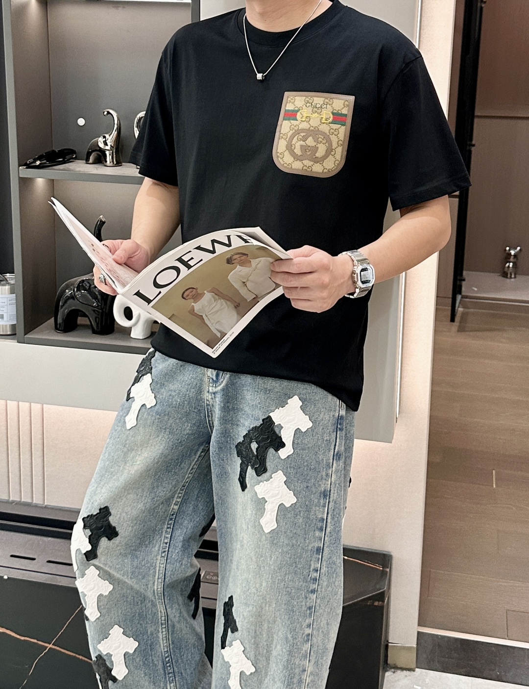 Gucc 官网同款 官网同款 官网同款⚠️重磅推荐！2026ss夏装新品 专柜在售 最新系列图案logo