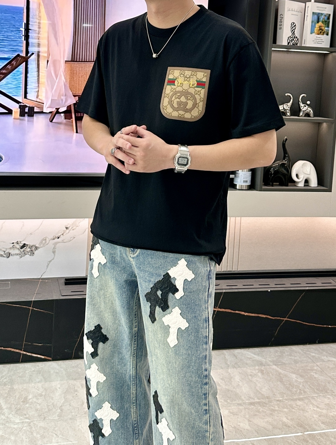 Gucc 官网同款 官网同款 官网同款⚠️重磅推荐！2026ss夏装新品 专柜在售 最新系列图案logo