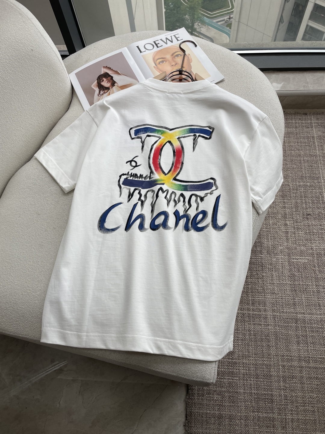 小香2026春夏款/官网同步面料采用重磅纯棉精梳棉面料，OS宽松版型，上身版型超正！日常百搭，衣橱必备单