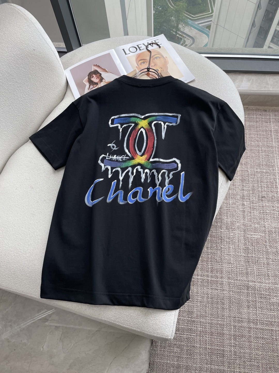 小香2026春夏款/官网同步面料采用重磅纯棉精梳棉面料，OS宽松版型，上身版型超正！日常百搭，衣橱必备单