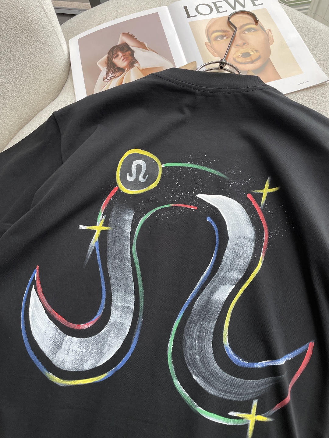 lulu2026春夏款/官网同步面料采用重磅纯棉精梳棉面料，OS宽松版型，上身版型超正！日常百搭，衣橱必