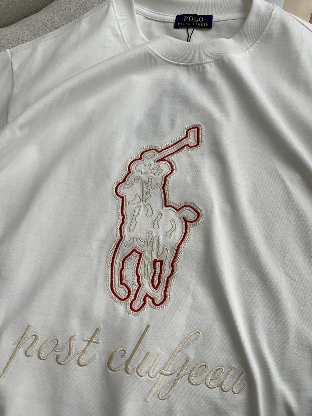 拉夫劳伦2026春夏款/官网同步面料采用重磅纯棉精梳棉面料，OS宽松版型，上身版型超正！日常百搭，衣橱必