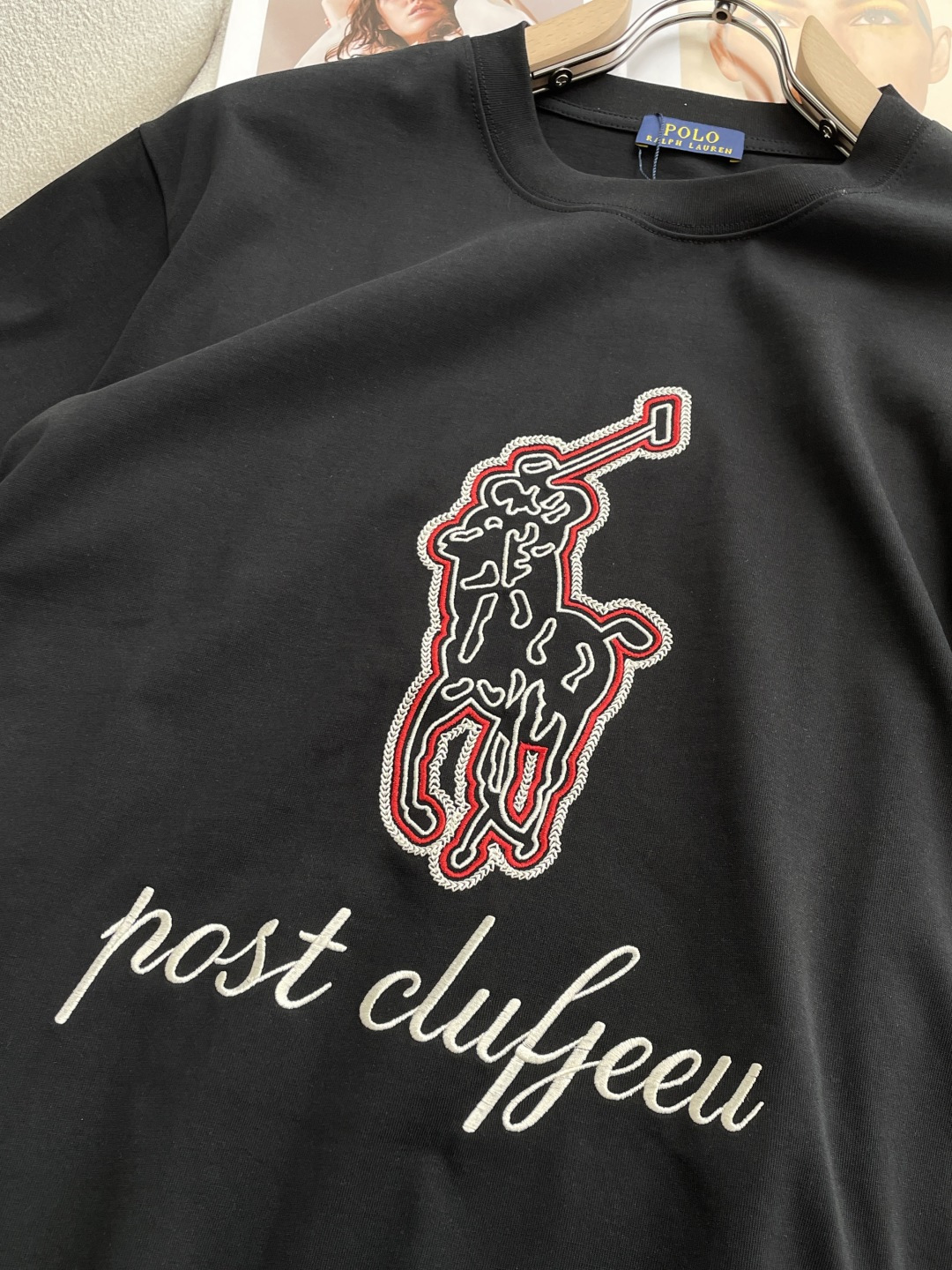 拉夫劳伦2026春夏款/官网同步面料采用重磅纯棉精梳棉面料，OS宽松版型，上身版型超正！日常百搭，衣橱必