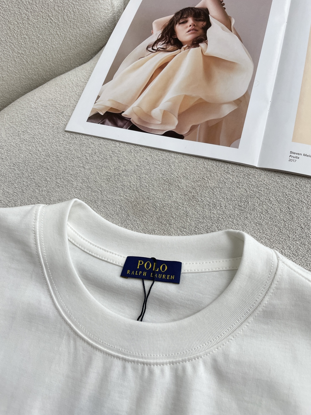 拉夫劳伦2026春夏款/官网同步面料采用重磅纯棉精梳棉面料，OS宽松版型，上身版型超正！日常百搭，衣橱必