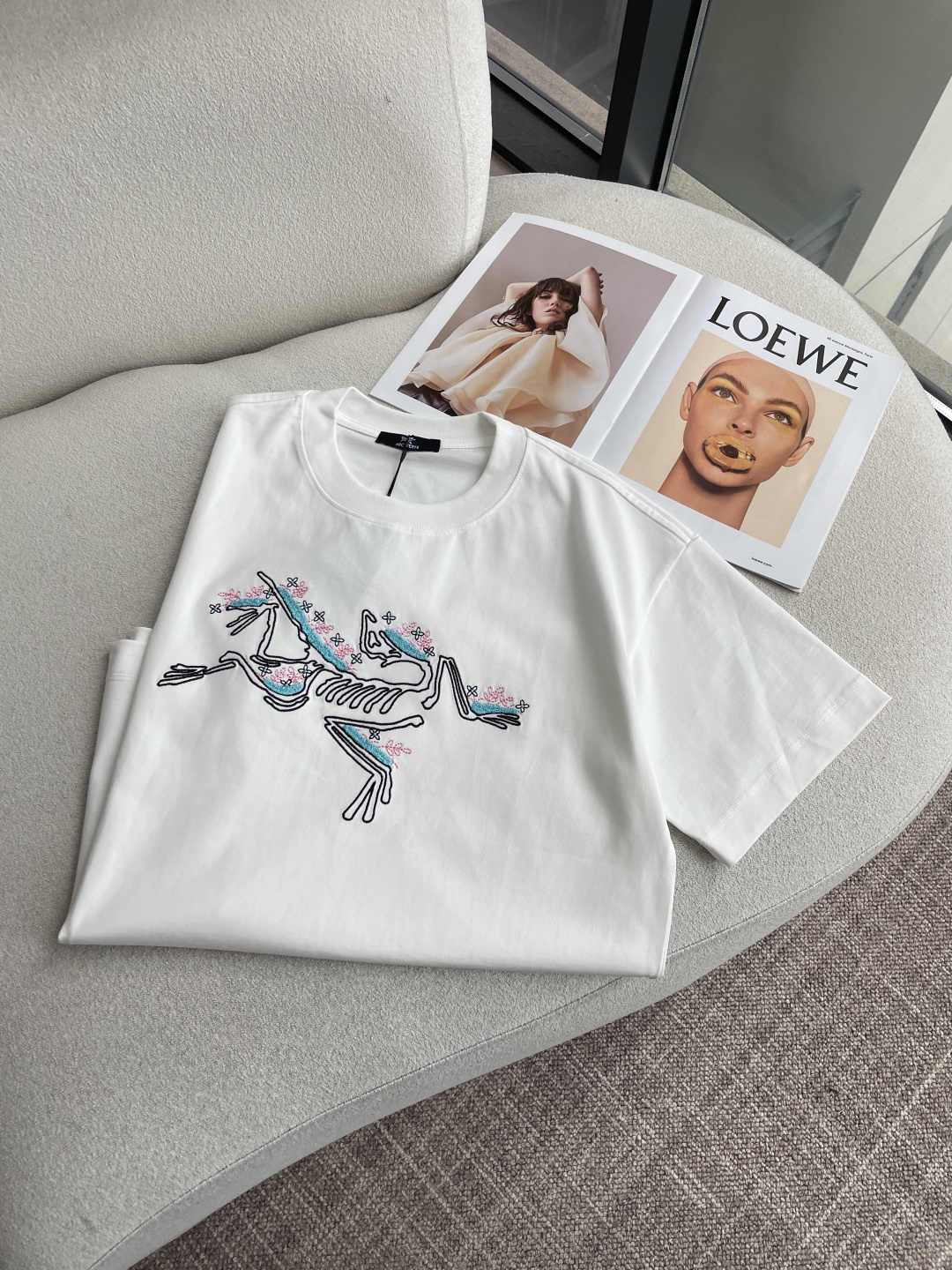 始祖🐦2026春夏款/官网同步面料采用重磅纯棉精梳棉面料，OS宽松版型，上身版型超正！日常百搭，衣橱必备