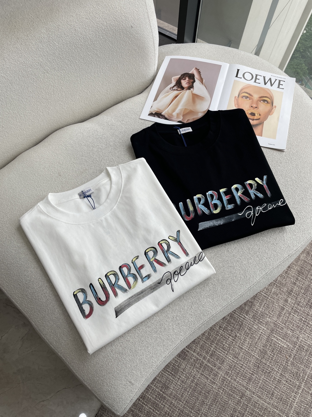 Bur 2026春夏款/官网同步面料采用重磅纯棉精梳棉面料，OS宽松版型，上身版型超正！日常百搭，衣橱必