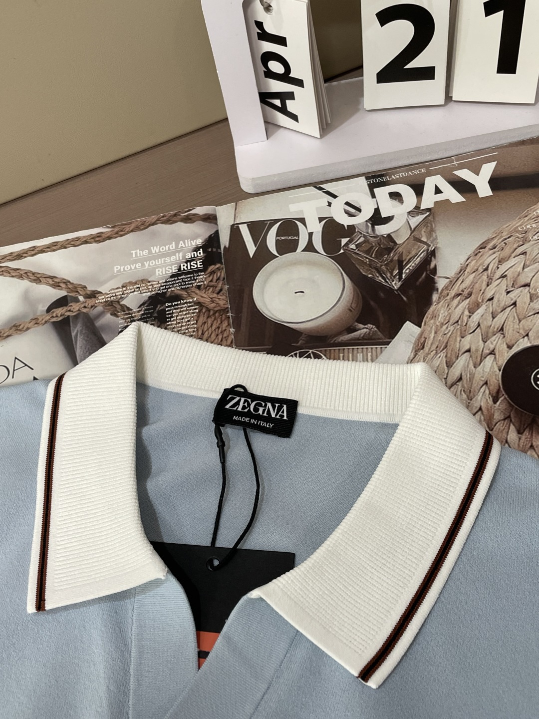 EZ高端春夏新款一比一专柜款，进口纯棉针织翻领短Tee，高端男士纯色针织撞色领短袖T恤，Polo衫！贸易