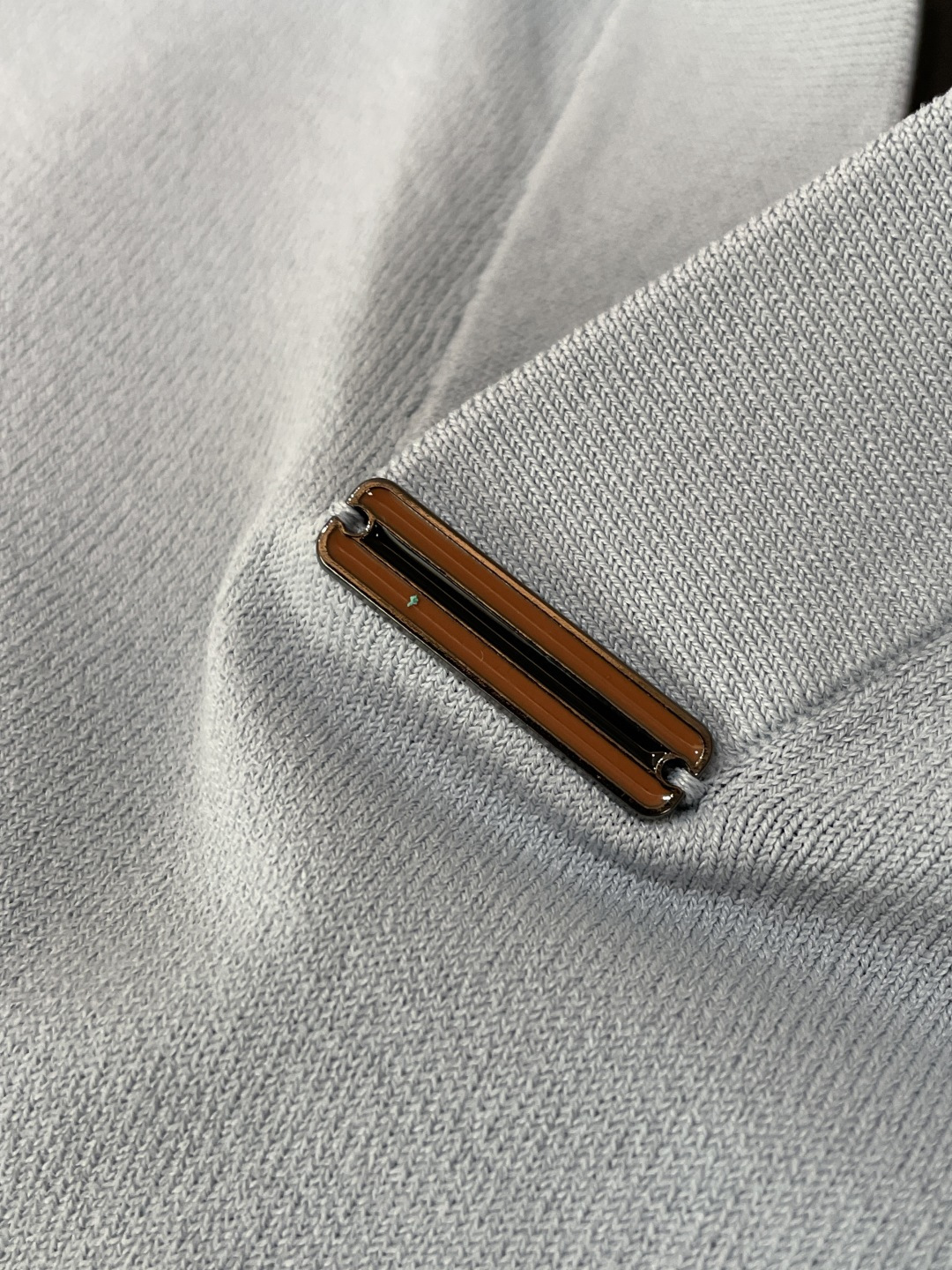 EZ高端春夏新款一比一专柜款，进口纯棉针织翻领短Tee，高端男士纯色针织撞色领短袖T恤，Polo衫！贸易