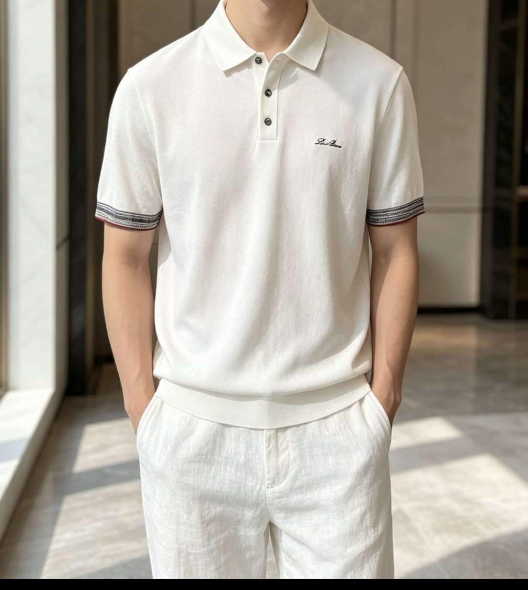 26春夏新款Loro Piana商务休闲PoLo衫，源于意式奢华与日常舒适的精妙融合。甄选上乘针织面料，