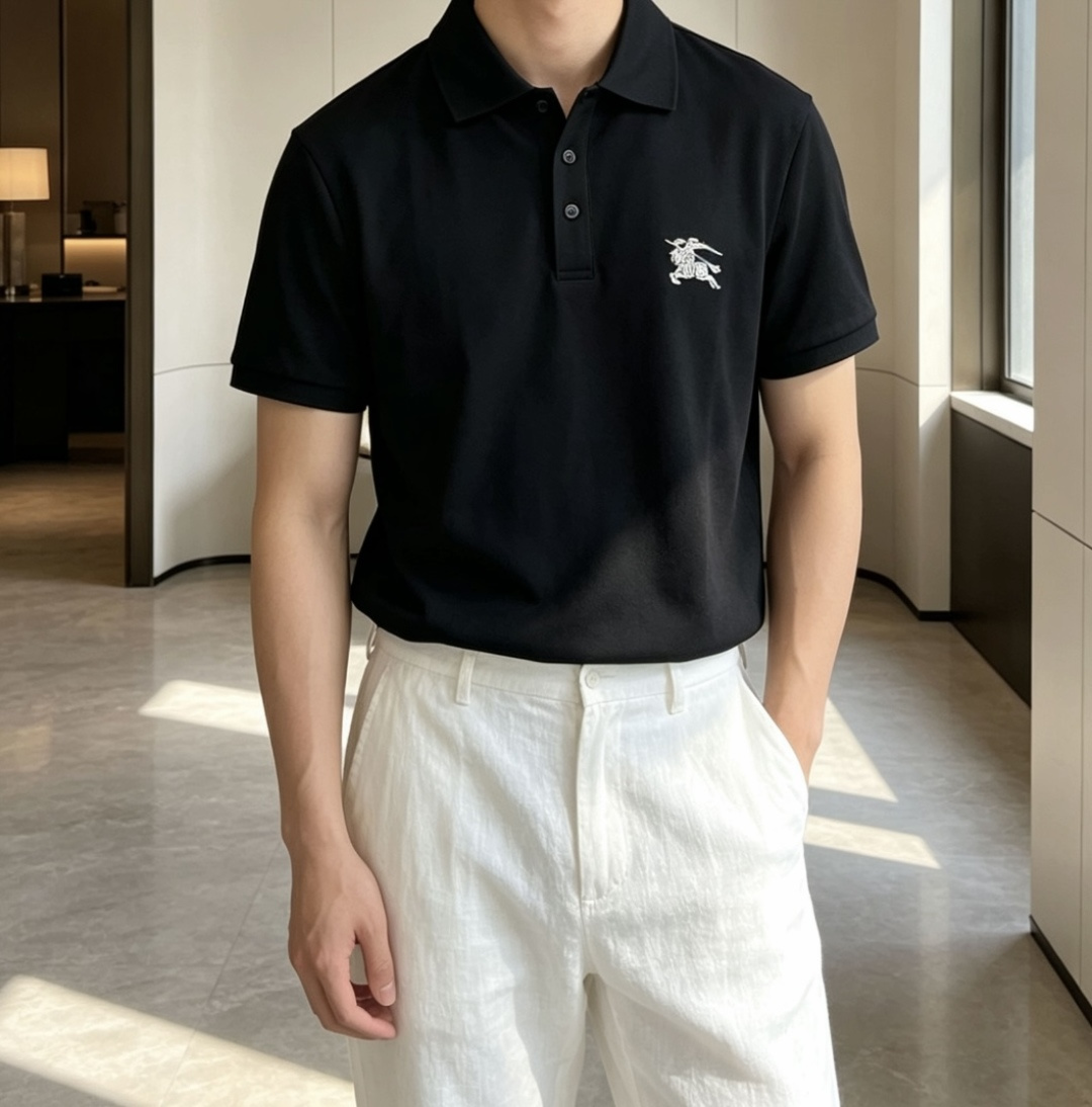 Bur 2026春夏 官网同步 熟男 轻熟男 最爱款式 经典大气百搭商务休闲Polo领T恤 采用进口双丝