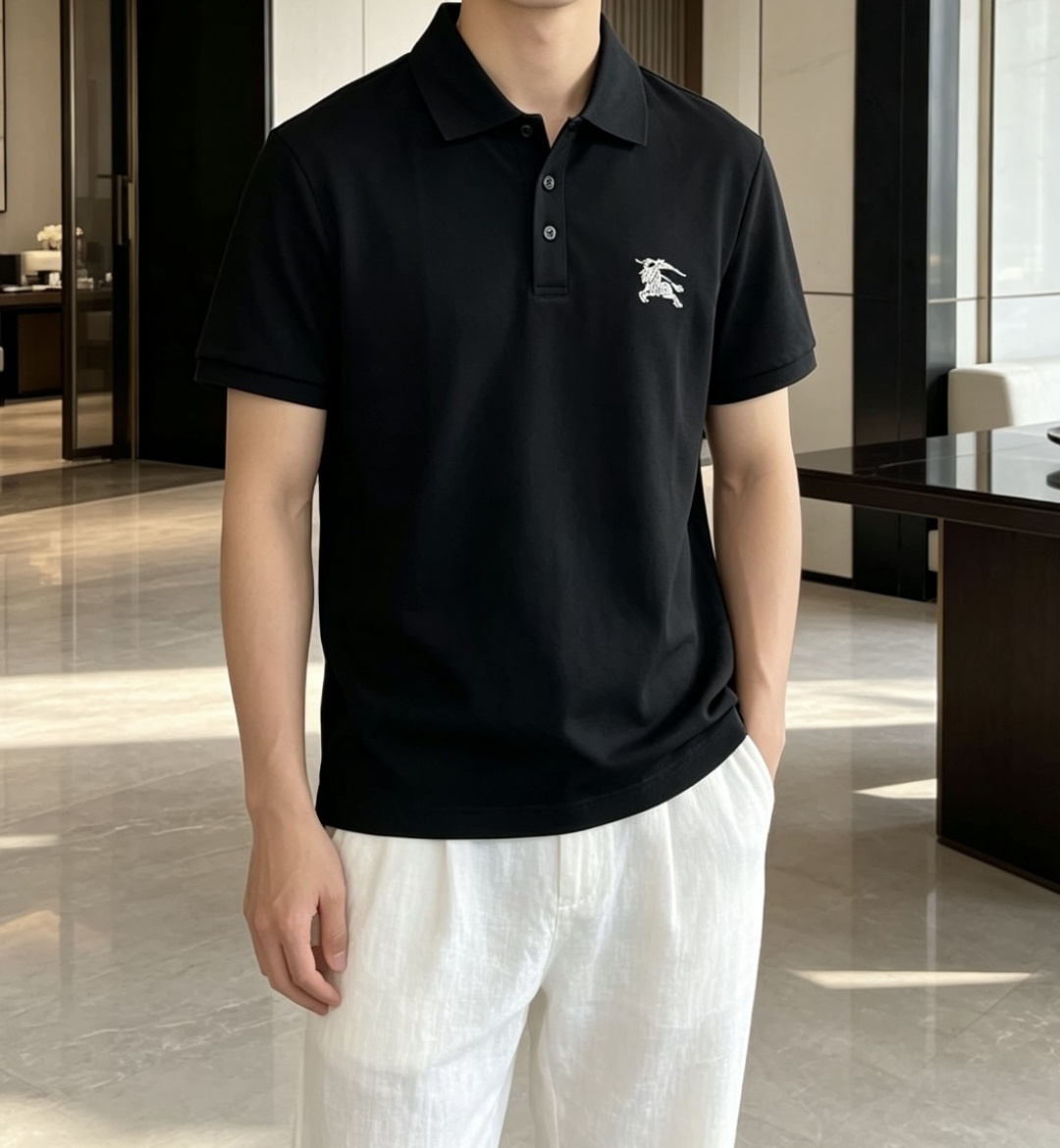 Bur 2026春夏 官网同步 熟男 轻熟男 最爱款式 经典大气百搭商务休闲Polo领T恤 采用进口双丝