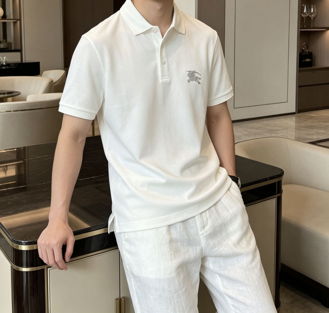 Bur 2026春夏 官网同步 熟男 轻熟男 最爱款式 经典大气百搭商务休闲Polo领T恤 采用进口双丝