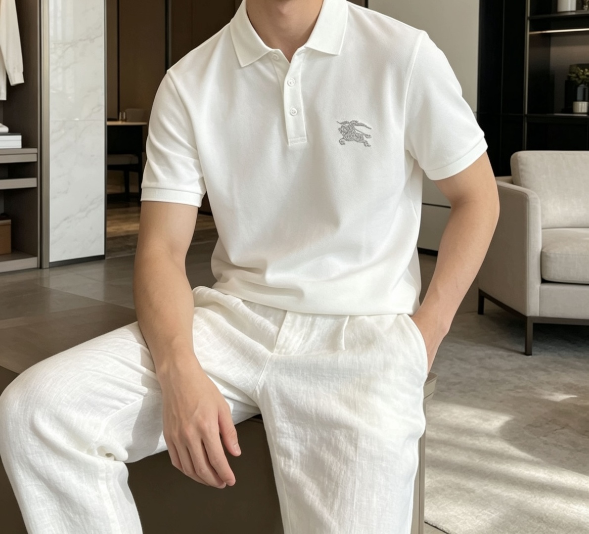 Bur 2026春夏 官网同步 熟男 轻熟男 最爱款式 经典大气百搭商务休闲Polo领T恤 采用进口双丝