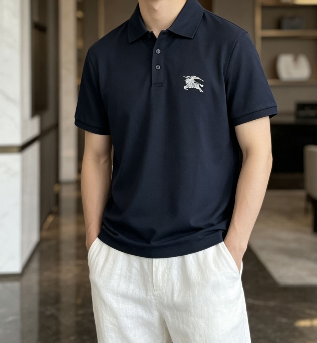 Bur 2026春夏 官网同步 熟男 轻熟男 最爱款式 经典大气百搭商务休闲Polo领T恤 采用进口双丝