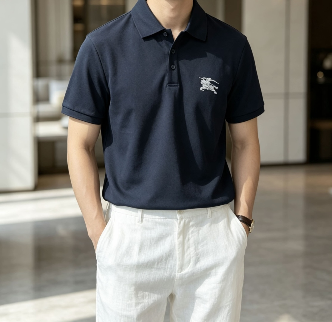 Bur 2026春夏 官网同步 熟男 轻熟男 最爱款式 经典大气百搭商务休闲Polo领T恤 采用进口双丝