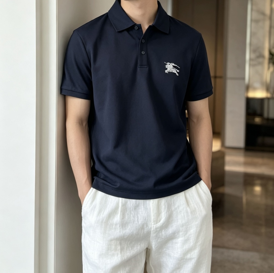 Bur 2026春夏 官网同步 熟男 轻熟男 最爱款式 经典大气百搭商务休闲Polo领T恤 采用进口双丝