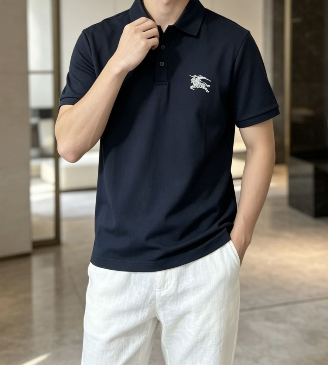 Bur 2026春夏 官网同步 熟男 轻熟男 最爱款式 经典大气百搭商务休闲Polo领T恤 采用进口双丝