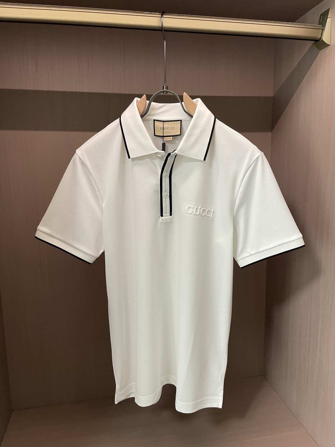 Gucc 2026春夏 官网同步 熟男 轻熟男 最爱款式 经典大气百搭商务休闲Polo领T恤 采用进口双