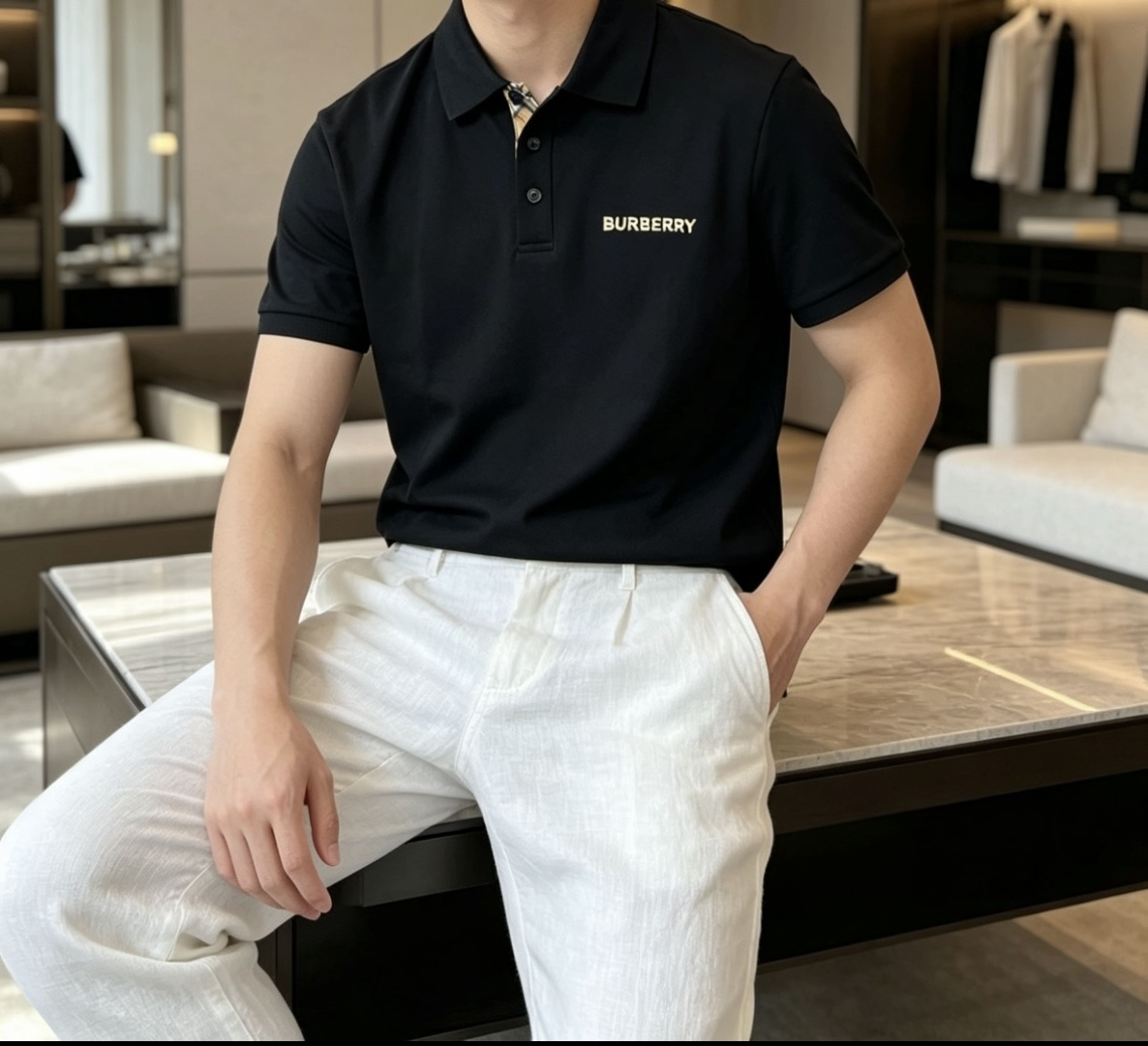 Bur 2026春夏 官网同步 熟男 轻熟男 最爱款式 经典大气百搭商务休闲Polo领T恤 采用进口双丝