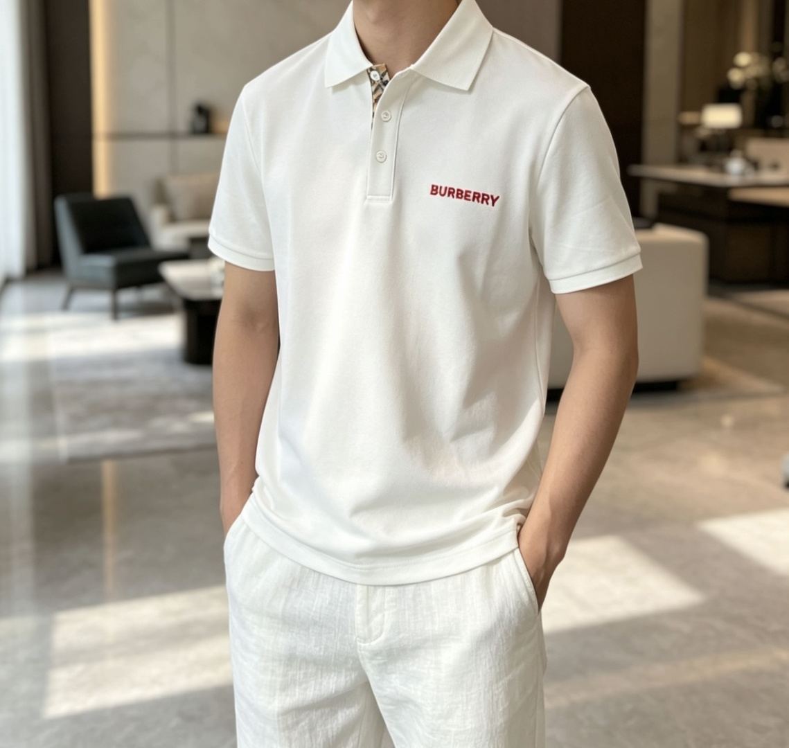 BUR 2026春夏 官网同步 熟男 轻熟男 最爱款式 经典大气百搭商务休闲Polo领T恤 采用进口双丝