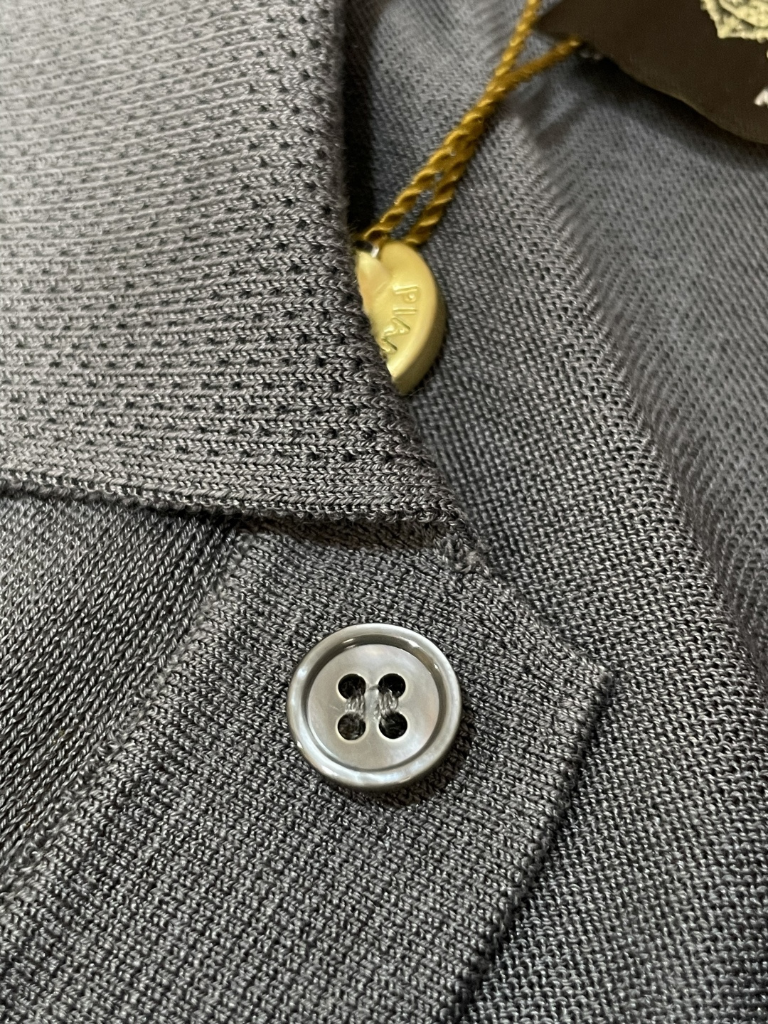.  LSS春夏新款桑蚕丝天丝混纺针织翻领短Tee，男士经典圆形徽章标识刺绣商务休闲针织短袖Polo衫！贸易公司渠道稀出