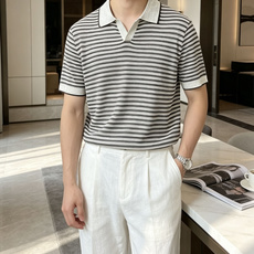 . 春夏新款Loro piana亚麻混纺海鸥领针织Polo衫,以品牌标志性的松弛质感重塑都市休闲美学。甄选晴纶与亚麻混 . 春夏新款Loro piana亚麻混纺海鸥领针织Polo衫,以品牌标志性的松弛质感重塑都市休闲美学。甄选晴纶与亚麻混