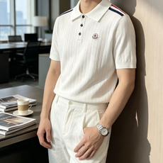 蒙口 2026ss夏季新品男士针织翻领短袖衫!独家首发 采用纤维超细与高弹的伊力特纱线织造而成,质感与纹 蒙口 2026ss夏季新品男士针织翻领短袖衫!独家首发 采用纤维超细与高弹的伊力特纱线织造而成,质感与纹