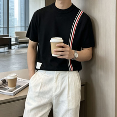 TB 2026ss夏季新品男士针织圆领短袖衫!独家首发 采用纤维超细与高弹的伊力特纱线织造而成,质感与纹 TB 2026ss夏季新品男士针织圆领短袖衫!独家首发 采用纤维超细与高弹的伊力特纱线织造而成,质感与纹
