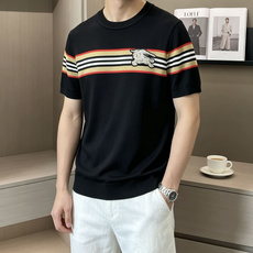 Bur 2026ss夏季新品男士针织圆领短袖衫!独家首发 采用纤维超细与高弹的伊力特纱线织造而成,质感 Bur 2026ss夏季新品男士针织圆领短袖衫!独家首发 采用纤维超细与高弹的伊力特纱线织造而成,质感
