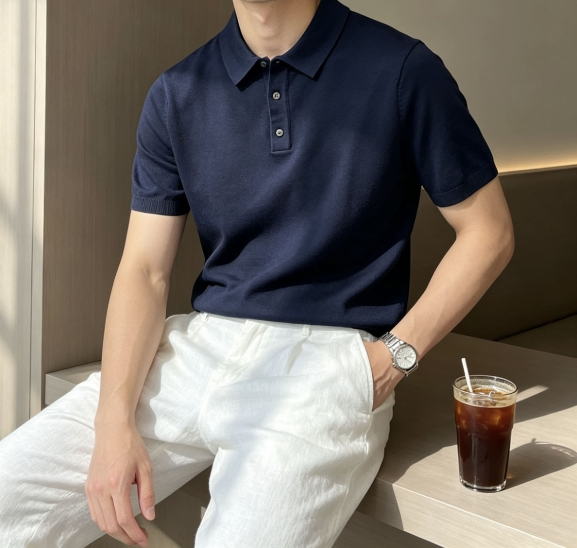 NO:913500,TB 2026ss new summer men’s knitted round neck short-sleeved shirt!  Exclusive first release. It is woven with ultra-fine fiber and high-elastic Yilite yarn. The texture and texture are super soft, very light and soft, and the hand feels extremely delicate and silky. The finer the yarn, the harder it is to work, and it is very time-consuming and material-consuming. It is a super rare product. The particularity of the fabric of each piece of clothing makes it silky soft and smooth. The unique embroidery pattern on the chest, you can feel its softness and smoothness when it comes into contact with the skin!  The overall design is simple and elegant, continuing the classic, calm and elegant classic color scheme, naturally exuding casual elegance. Size m-xxxl ss1,, T-shirt,19860909TB 2026ss夏季新品男士针织圆领短袖衫！独家首发 采用纤维超细与高弹的伊力特纱线织造而成,质感与纹理都是超级的柔和,非常的轻薄柔软,手感极其的细腻丝滑,纱线越细做工就越难,并且非常的耗时耗料,超级难得一见的佳品,每件衣服的面料的特殊性使它具有丝般的柔软和润滑,胸前独特刺绣图案,与肌肤接触就能感觉到它的柔软和爽滑！整体简洁、大气,延续经典,沉稳大气的经典配色,自然散发出的休闲儒雅 尺码m-xxxl   ss1,,T-shirt,,Men's clothing
