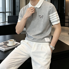 TB 2026ss夏季新品男士针织翻领短袖衫!独家首发 采用纤维超细与高弹的伊力特纱线织造而成,质感与纹 TB 2026ss夏季新品男士针织翻领短袖衫!独家首发 采用纤维超细与高弹的伊力特纱线织造而成,质感与纹