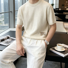 Bur 2026ss夏季新品男士针织圆领短袖衫!独家首发 采用纤维超细与高弹的伊力特纱线织造而成,质感 Bur 2026ss夏季新品男士针织圆领短袖衫!独家首发 采用纤维超细与高弹的伊力特纱线织造而成,质感