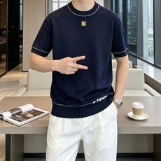 FD 2026ss夏季新品男士针织圆领短袖衫!独家首发 采用纤维超细与高弹的伊力特纱线织造而成,质感与 FD 2026ss夏季新品男士针织圆领短袖衫!独家首发 采用纤维超细与高弹的伊力特纱线织造而成,质感与