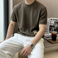Bur 2026ss夏季新品男士针织圆领短袖衫!独家首发 采用纤维超细与高弹的伊力特纱线织造而成,质感 Bur 2026ss夏季新品男士针织圆领短袖衫!独家首发 采用纤维超细与高弹的伊力特纱线织造而成,质感