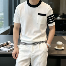 TB 2026ss夏季新品男士针织圆领短袖衫!独家首发 采用纤维超细与高弹的伊力特纱线织造而成,质感与纹 TB 2026ss夏季新品男士针织圆领短袖衫!独家首发 采用纤维超细与高弹的伊力特纱线织造而成,质感与纹