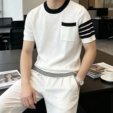 TB 2026ss夏季新品男士针织圆领短袖衫!独家首发 采用纤维超细与高弹的伊力特纱线织造而成,质感与纹 TB 2026ss夏季新品男士针织圆领短袖衫!独家首发 采用纤维超细与高弹的伊力特纱线织造而成,质感与纹