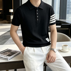 TB 2026ss夏季新品男士针织翻领短袖衫!独家首发 采用纤维超细与高弹的伊力特纱线织造而成,质感与纹 TB 2026ss夏季新品男士针织翻领短袖衫!独家首发 采用纤维超细与高弹的伊力特纱线织造而成,质感与纹