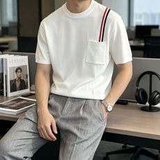 TB 2026ss夏季新品男士针织圆领短袖衫!独家首发 采用纤维超细与高弹的伊力特纱线织造而成,质感与纹 TB 2026ss夏季新品男士针织圆领短袖衫!独家首发 采用纤维超细与高弹的伊力特纱线织造而成,质感与纹