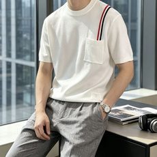 TB 2026ss夏季新品男士针织圆领短袖衫!独家首发 采用纤维超细与高弹的伊力特纱线织造而成,质感与纹 TB 2026ss夏季新品男士针织圆领短袖衫!独家首发 采用纤维超细与高弹的伊力特纱线织造而成,质感与纹
