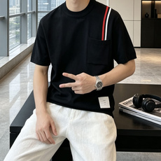 TB 2026ss夏季新品男士针织圆领短袖衫!独家首发 采用纤维超细与高弹的伊力特纱线织造而成,质感与纹 TB 2026ss夏季新品男士针织圆领短袖衫!独家首发 采用纤维超细与高弹的伊力特纱线织造而成,质感与纹