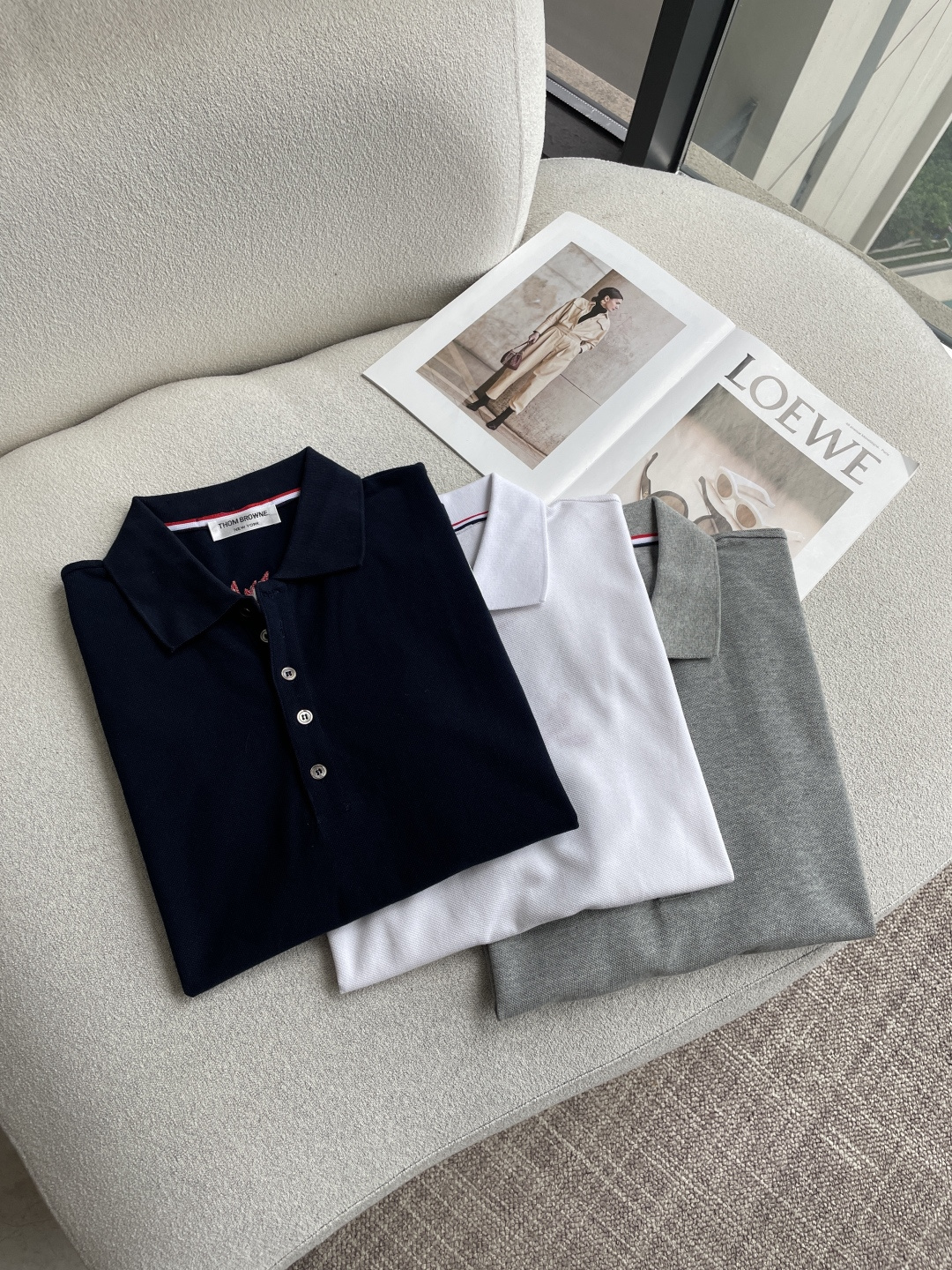 Thom Browne 经典四道杠Polo衫｜不费力的高级感真正的优雅，从不需要刻意张扬。这件Thom 