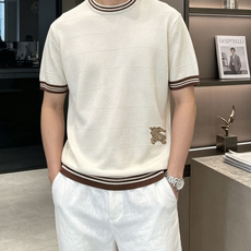 Bur 2026ss夏季新品男士针织圆领短袖衫!独家首发 采用纤维超细与高弹的伊力特纱线织造而成,质感与 Bur 2026ss夏季新品男士针织圆领短袖衫!独家首发 采用纤维超细与高弹的伊力特纱线织造而成,质感与